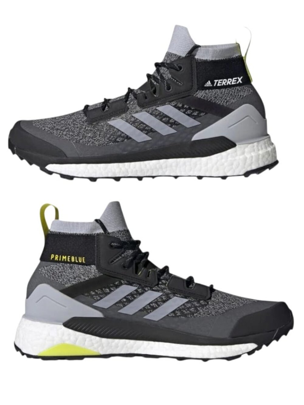 adidas Terrex Free Hiker Primeblue Men's, Halo Silver, US 7